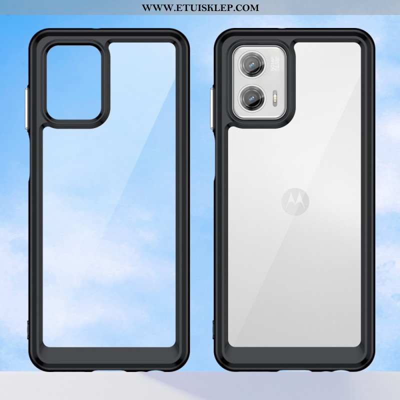 Etui do Moto G73 5G Przezroczysta Hybryda